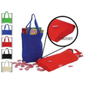 Non Woven Polypropylene Shopping Tote Bag w/ Gusset (75+ Gram GSM)